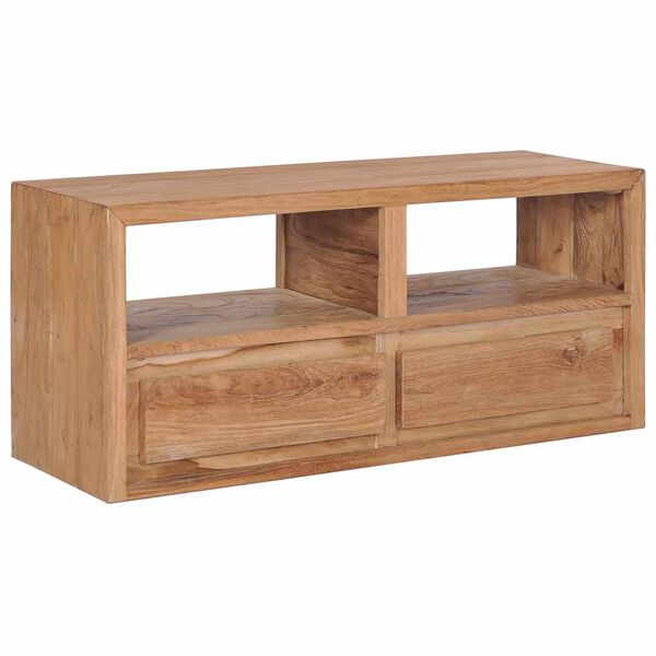 vidaXL TV-benk 90x30x40 cm heltre teak