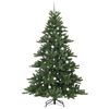 vidaXL Kunstig sammensatt juletre med 300 LED gr&oslash;nn 240 cm PVC