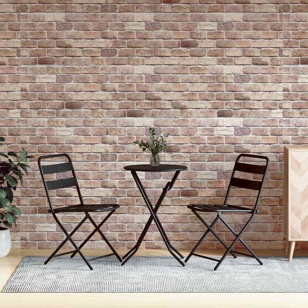 vidaXL 3D-veggpaneler 10 stk brun 100x50 cm EPS