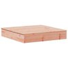 vidaXL Sandkasse med lokk 111x111x19,5 cm heltre douglasgran