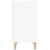 vidaXL Nattbord hvit 40x35x70 cm