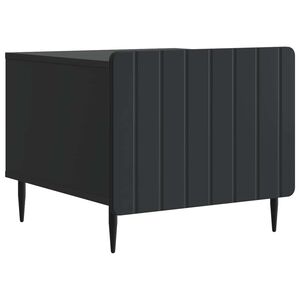 vidaXL Kaffebord med skuff Svart 49 x 50 x 42 cm Konstruert tre
