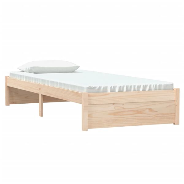 vidaXL Sengeramme heltre 75x190 cm
