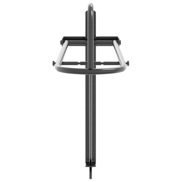 vidaXL Veggmontert salstativ sammenleggbart svart jern