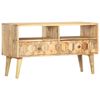 vidaXL TV-benk 90x30x50 cm heltre mango