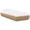 vidaXL Gulvsengramme Artisan eik 80 x 200 cm Konstruert tre