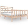 vidaXL Sengeramme heltre furu 120x200 cm