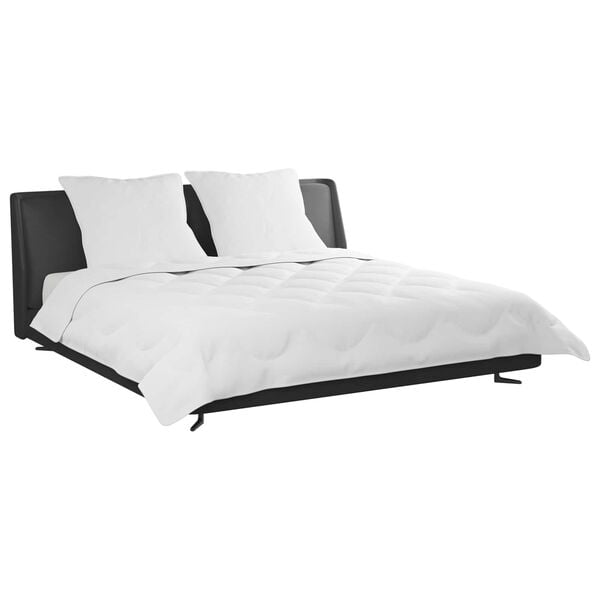 vidaXL Sommerdyne med pute 3 pcs Hvit Mikrofiber