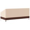 vidaXL 3-seters benktrekk beige 204x86x48/73 cm 600D oxford