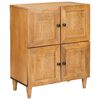 vidaXL Serviesskap 60 x 33 x 75 cm Massiv mango tre