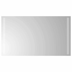 vidaXL LED Badevindu med speil Gjennomsiktig 70 x 40 cm herdet glass