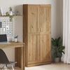 vidaXL Highboard artisan eik 82,5x30,5x185 cm konstruert tre