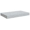 vidaXL Flytende vegghyller 4 stk betonggr&aring; 40x23x3,8 cm MDF
