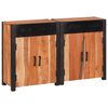vidaXL Serviesskap 2 stk. Brun 110 x 30 x 75 cm Solid akasietre