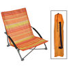 HI Sammenleggbar strandstol oransje 65x55x25/65 cm