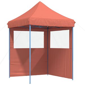 vidaXL Partytelt 200 x 200 x 306 cm Terrakotta Oxford Stoff