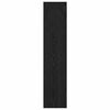 vidaXL Bokhylle Svart Eik 80 x 24 x 109 cm Konstruert tre