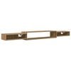 vidaXL Vegghengt TV-skap Veggmontert Artisan eik 220 x 28 x 21 cm