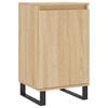 vidaXL Skjenk sonoma eik 40x35x70 cm konstruert tre