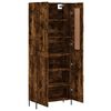 vidaXL Highboard r&oslash;kt eik 69,5x34x180 cm konstruert tre