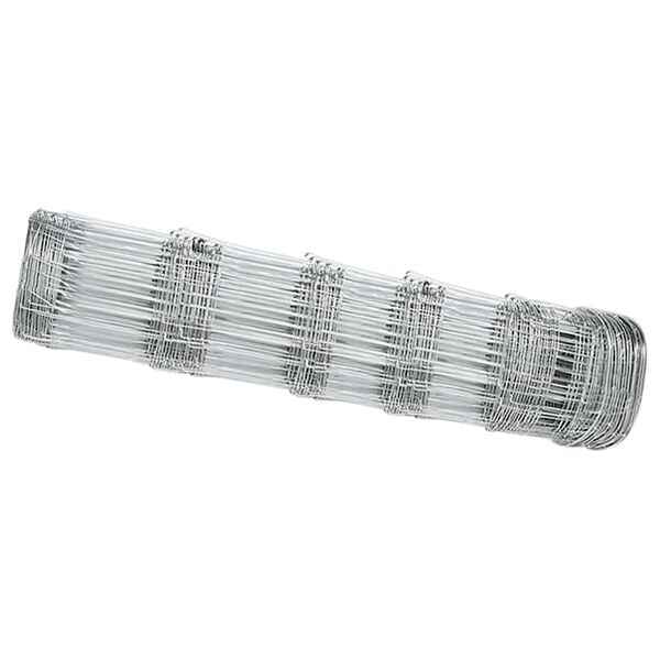 vidaXL Jordegjerde s&oslash;lv 25 x 0,8 m Galvanisert st&aring;l