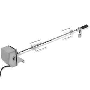 vidaXL BBQ Rotisserie-spyd med Profesjonell Motor St&aring;l 900 mm