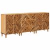 vidaXL Oppbevaringsskap 3 stk. 60 x 33,5 x 75 cm Massiv mango tre Brun