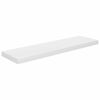 vidaXL Flytende vegghyller 4 stk h&oslash;yglans hvit 90x23,5x3,8 cm MDF