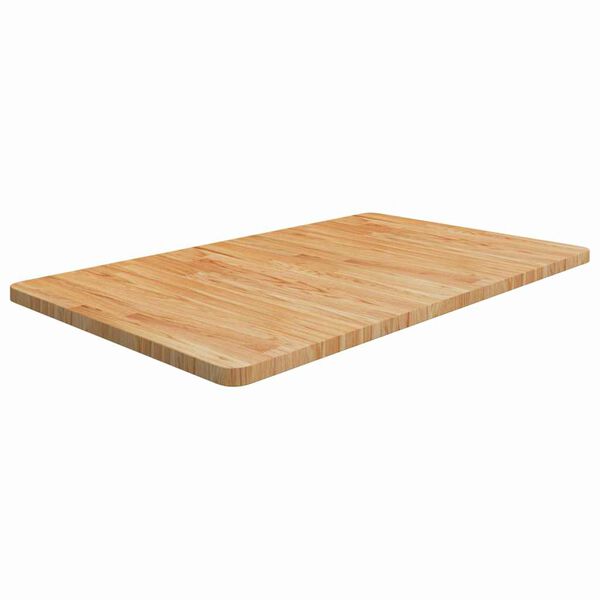 vidaXL Benkeplate til bad lysebrun 100x60x2,5 cm behandlet heltre