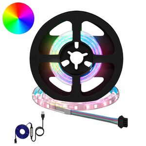 vidaXL LED Stripe 2 stk. Svart og gjennomsiktig Kobber og plast