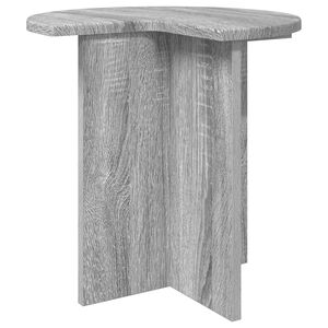 vidaXL Sidetabell Gr&aring; sonoma &Oslash; 39 x 38 cm Konstruert tre