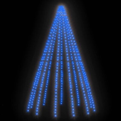 vidaXL Trelys med 500 LED blå 500 cm innendørs utendørs