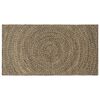 vidaXL Omr&aring;deteppet Naturlig og svart 100 x 200 cm Jute
