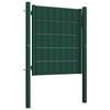 vidaXL Hageport PVC og st&aring;l 100x81 cm gr&oslash;nn