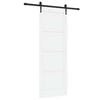 vidaXL Skyved&oslash;r ORKDAL 78 x 211 cm Konstruert tre Hvit og svart