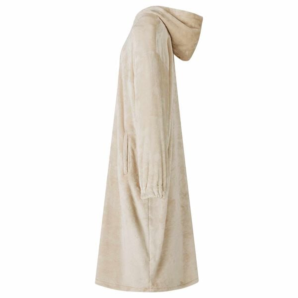vidaXL Teppe-hettegenser Beige l Flanell