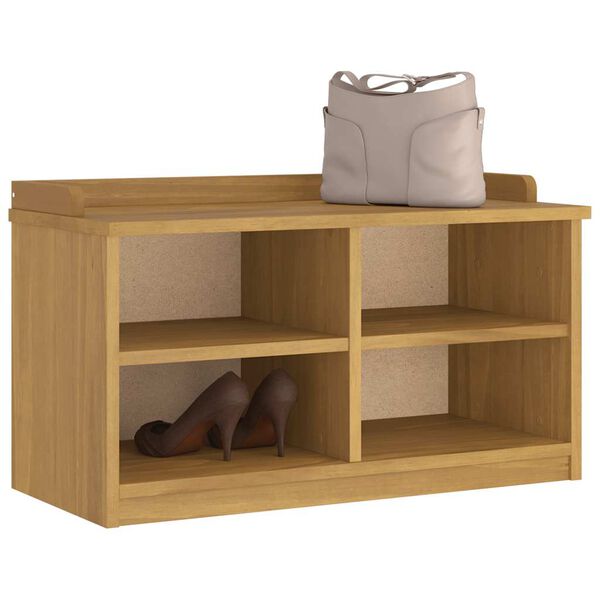 vidaXL Gangbenk SANDNES 87x40x50 cm heltre furu