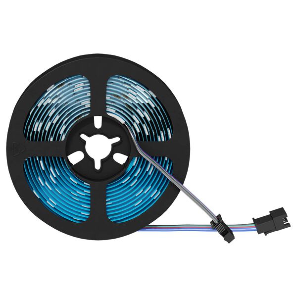 vidaXL LED Stripe 2 pcs Svart og gjennomsiktig 300 cm Kobber og plast