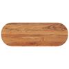 vidaXL Bordplate 140x50x3,8 cm oval heltre akasie