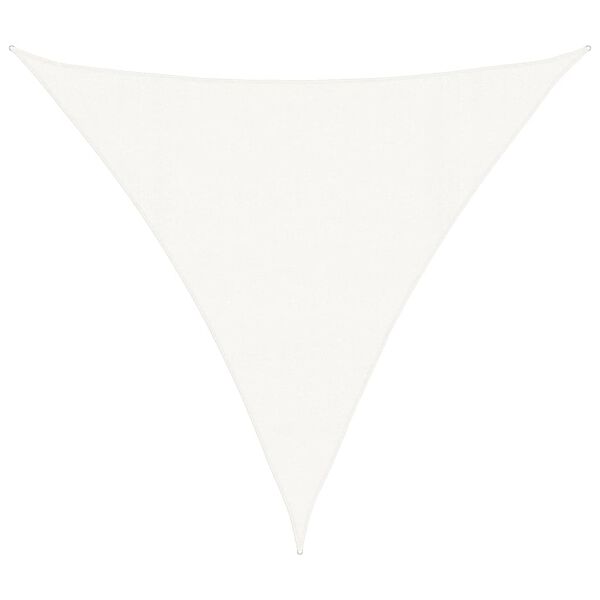 vidaXL Solseil 160 g/m² hvit 4,5x4,5x4,5 m HDPE