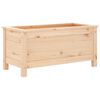 vidaXL Hageplantekasse 82,5x40x39 cm heltre furu