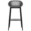 vidaXL Barstoler 2 stk grå