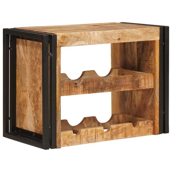 vidaXL Vinhylle Brun 100 x 45 x 33 cm Solid Grov Mango Tre