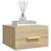 vidaXL Veggmontert nattbord 2 stk sonoma eik 35x35x20 cm