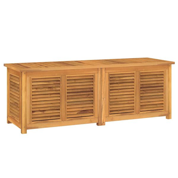 vidaXL Putekasse med pose 150x50x55 cm heltre teak