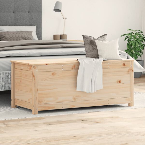 vidaXL Putekasse 110x50x45,5 cm heltre furu