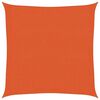 vidaXL Solseil 160 g/m&sup2; oransje 2,5x2,5 m HDPE