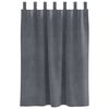 vidaXL Gardiner med gardiner 2 pcs Lysegrå 140 x 140 cm Fløyel