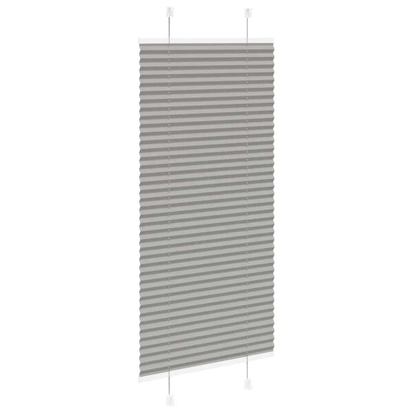 vidaXL pliss&eacute;gardin antrasitt 60x100 cm Stoff Bredde 59,4 cm Polyester