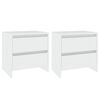 vidaXL Nattbord 2 stk hvit 45x34,5x44,5 cm konstruert tre